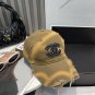 Chanel(New single baseball cap jacquard top layer cowhide fashion (111)