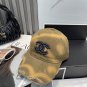 Chanel(New single baseball cap jacquard top layer cowhide fashion (111)