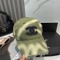 Chanel(New single baseball cap jacquard top layer cowhide fashion (113)