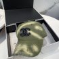Chanel(New single baseball cap jacquard top layer cowhide fashion (113)