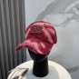 Chanel(New single baseball cap jacquard top layer cowhide fashion (114)