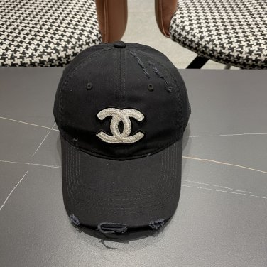 Chanel(New single baseball cap jacquard top layer cowhide fashion (120)