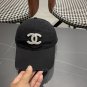 Chanel(New single baseball cap jacquard top layer cowhide fashion (120)