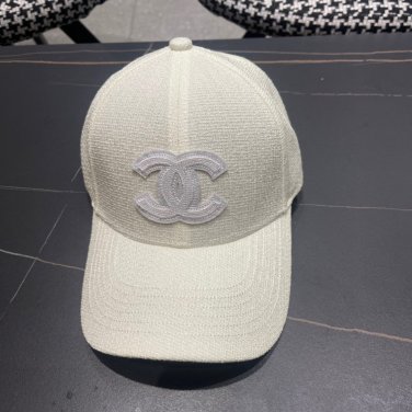Chanel(New single baseball cap jacquard top layer cowhide fashion (122)