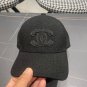 Chanel(New single baseball cap jacquard top layer cowhide fashion (123)