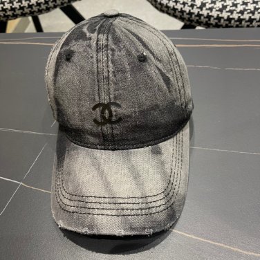 Chanel(New single baseball cap jacquard top layer cowhide fashion (125)