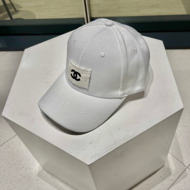 Chanel(New single baseball cap jacquard top layer cowhide fashion (128)