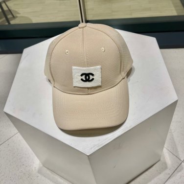 Chanel(New single baseball cap jacquard top layer cowhide fashion (130)