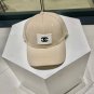 Chanel(New single baseball cap jacquard top layer cowhide fashion (130)