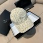 Chanel(New single baseball cap jacquard top layer cowhide fashion (131)