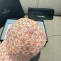 Chanel(New single baseball cap jacquard top layer cowhide fashion (133)