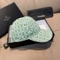 Chanel(New single baseball cap jacquard top layer cowhide fashion (134)