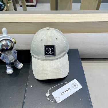 Chanel(New single baseball cap jacquard top layer cowhide fashion (142)