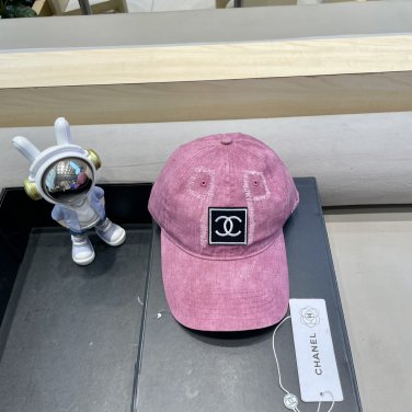 Chanel(New single baseball cap jacquard top layer cowhide fashion (144)