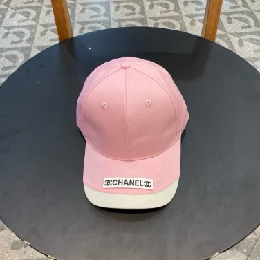 Chanel(New single baseball cap jacquard top layer cowhide fashion (158)
