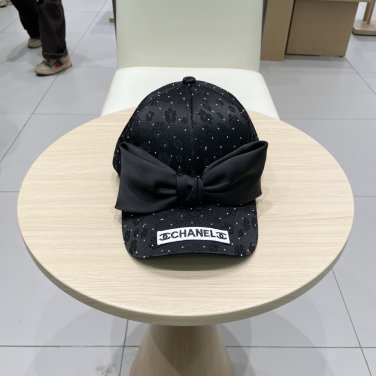 Chanel(New single baseball cap jacquard top layer cowhide fashion (163)