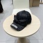 Chanel(New single baseball cap jacquard top layer cowhide fashion (163)