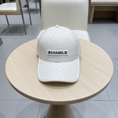 Chanel(New single baseball cap jacquard top layer cowhide fashion (165)