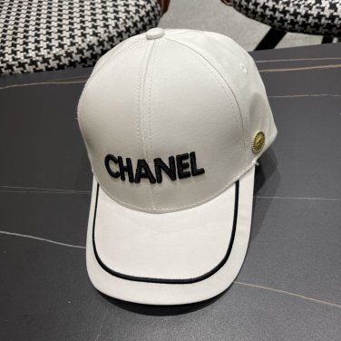 Chanel(New single baseball cap jacquard top layer cowhide fashion (175)