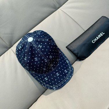 Chanel(New single baseball cap jacquard top layer cowhide fashion (176)
