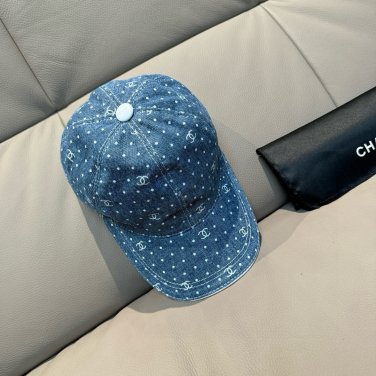 Chanel(New single baseball cap jacquard top layer cowhide fashion (178)