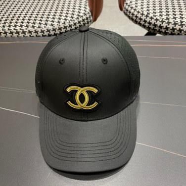 Chanel(New single baseball cap jacquard top layer cowhide fashion (187)