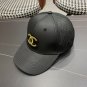 Chanel(New single baseball cap jacquard top layer cowhide fashion (187)