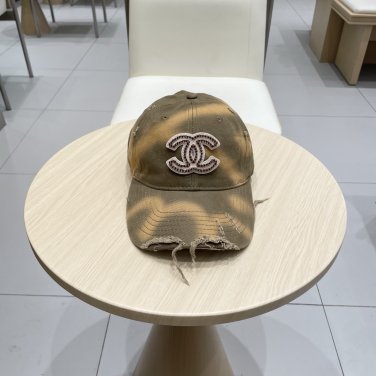 Chanel(New single baseball cap jacquard top layer cowhide fashion (190)