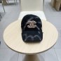 Chanel(New single baseball cap jacquard top layer cowhide fashion (192)
