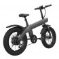 750W Electric dirt bike. Black 25km / h speed vertical bar folding load 100kg