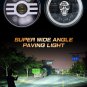 5.75 Inch Skull Motorcycle Lighting Headlights 45W-led Truck Lighting Light Angel Eye DRL Halo