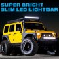 PSC00650b 500W-LED Wrangler Work Light Single row high beam modified car