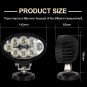 PSTR40W 40W-led Truck Off-road Focus Work Lights Oval High Lumen 5.5 inch Tractor