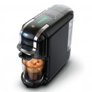 PSH2B-BK 5-in-1 automatic espresso machine with water level line, capsule coffee machine 19Bar