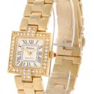 Dufonte by Lucien Piccard Women's Goldtone CZ Accent Watch