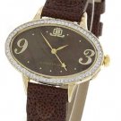 JLO Goldtone Oval Watch