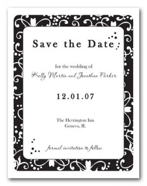 Save the Date Wedding Invitation Announcements