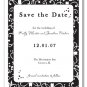 Save the Date Wedding Invitation Announcements