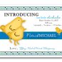 Baby Birth Boy or Girl Birth Announcements Announcement Flat Panel Cards
