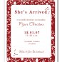 Baby Birth Boy or Girl Birth Announcements Announcement Flat Panel Cards