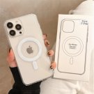 Transparent MagSafe Case For Apple iPhone 15 14 13 12 11 Pro Max Plus Mini