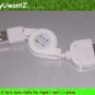 Retractable USB 2.0 Data Cable for Apple i-pod / i-phone