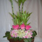 Rima  Roses with Hydrangeas