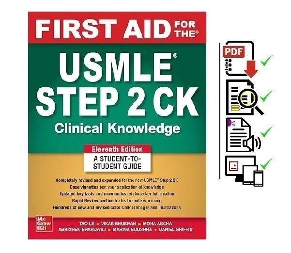 First Aid for the USMLE Step 2 CK Eleventh 11th Edition 11e eTextbook