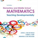 Elementary and Middle School Mathematics: Teaching Developmentally 10th Edition 10e eTextbook