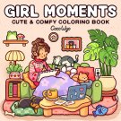 Girl Moments Coloring Book Coco Wyo