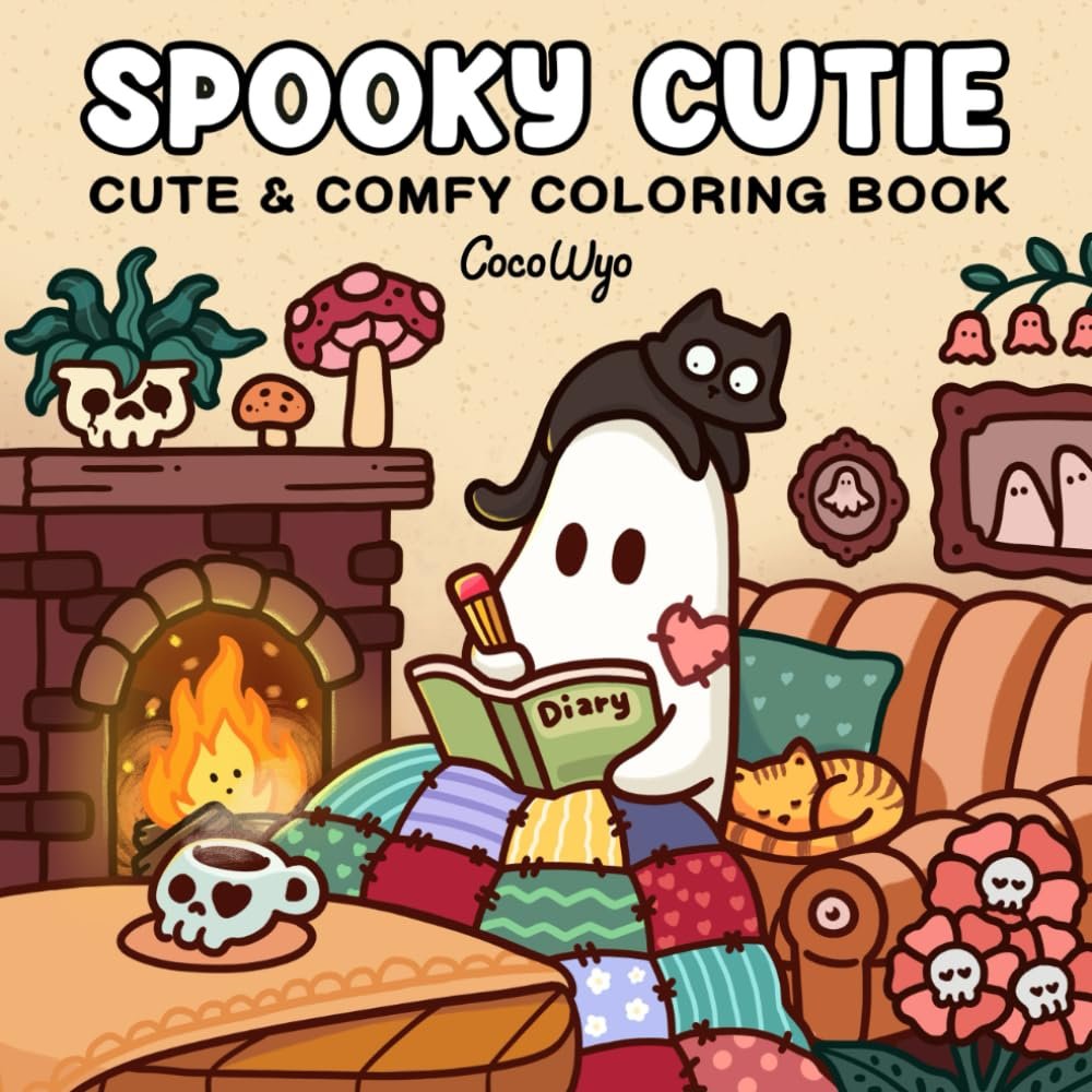 Spooky Cutie: Coloring Book Coco Wyo