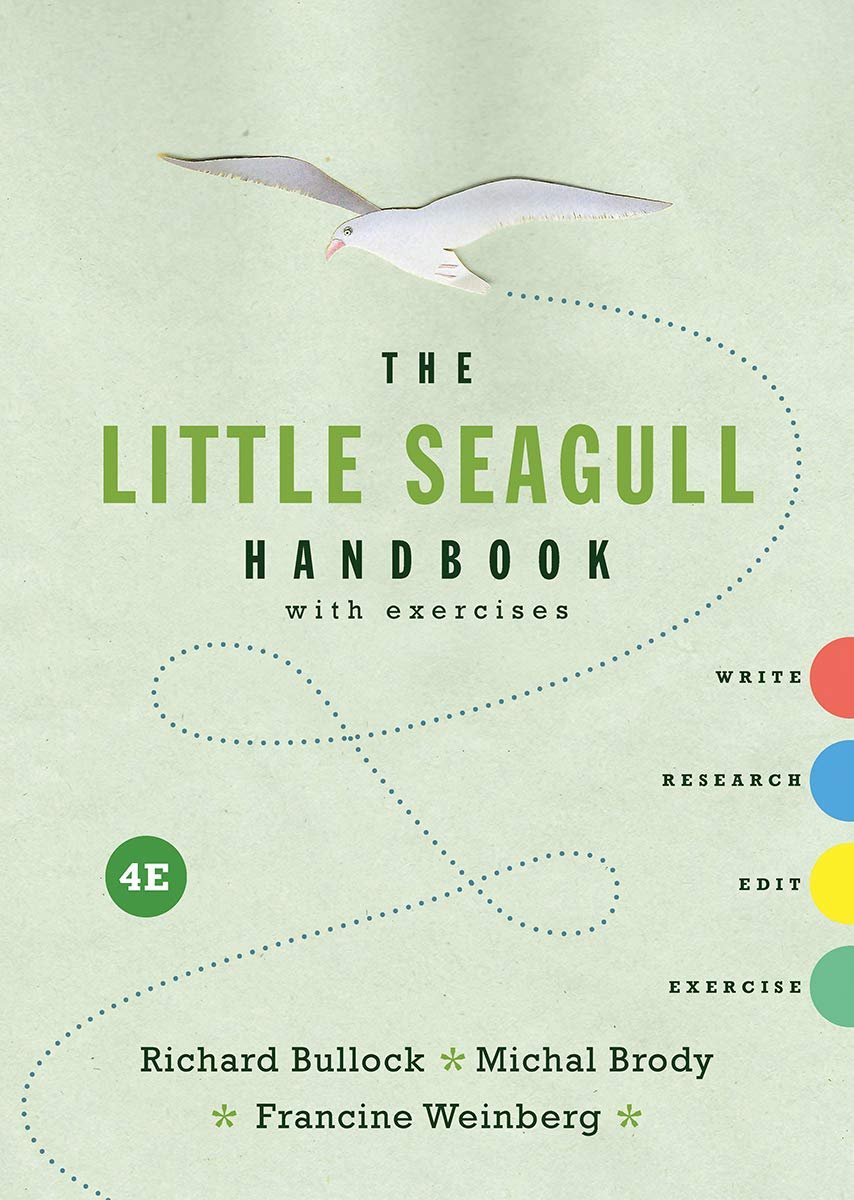 The Little Seagull Handbook with Exercises Fourth 4th Edition 4e