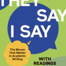 They Say / I Say with Readings Fifth 5th Edition 5e eTextbook