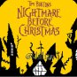 new THE NIGHTMARE BEFORE CHRISTMAS SCENERY Counted Cross Stitch PATTERN